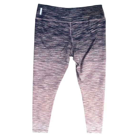 Zella Women's Legging Athletic Pink Ombre Stretch Cropped Medium M - Picture 2 of 6